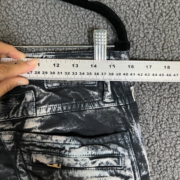 Robin's Jeans Motard Tie Dye Zipper Moto Jeans - Men's Size 29*32 - Blue - Picture 5 of 10